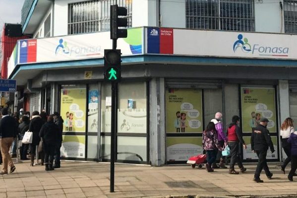 sucursal FONASA en Los Sauces